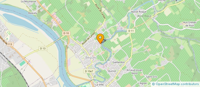 localisation de l'entreprise MASS START  BEGUEY