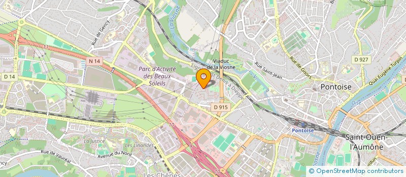 localisation de l'entreprise MASS TRANSPORTS ET SERVICES à PONTOISE