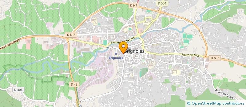 localisation de l'entreprise MASSA  BRIGNOLES