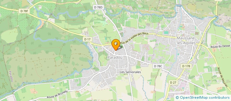 localisation de l'entreprise MASSA CREATIONS  PARADOU