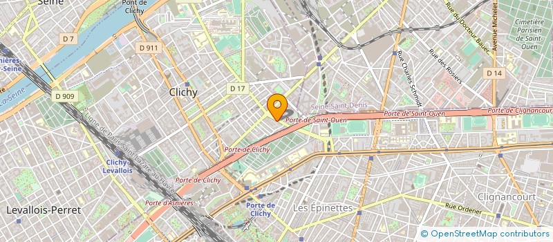 localisation de l'entreprise MASSA TRANS EXPRESS à CLICHY