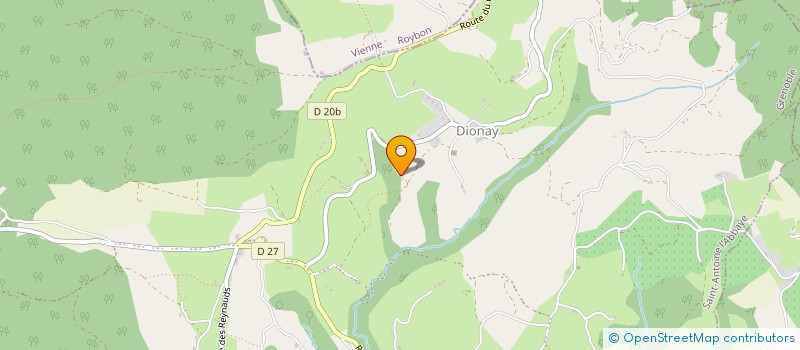 localisation de l'entreprise MASSABIELLE DIONAY  SAINT ANTOINE L'ABBAYE