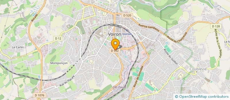 localisation de l'entreprise MASSACHUSSETS à VOIRON