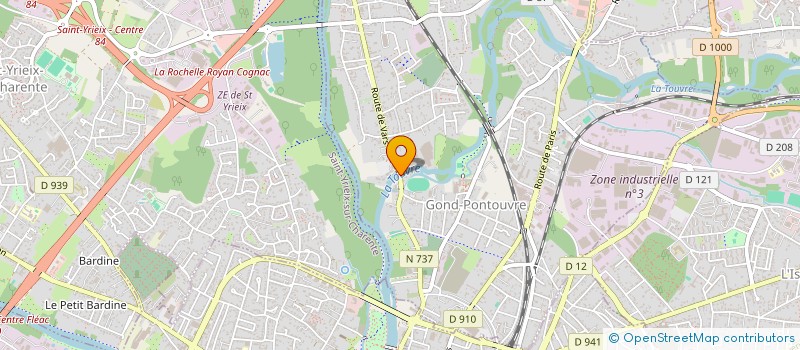 localisation de l'entreprise MASSACRET ISABELLE  GOND-PONTOUVRE