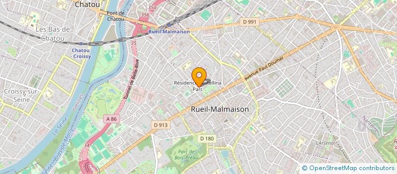 localisation de l'entreprise MASSADA à RUEIL-MALMAISON