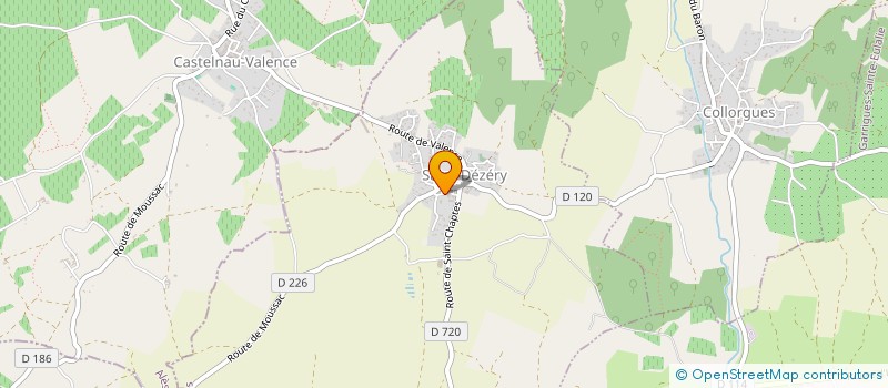 localisation de l'entreprise MASSADAU - CLEIZERGUES à SAINT-DEZERY
