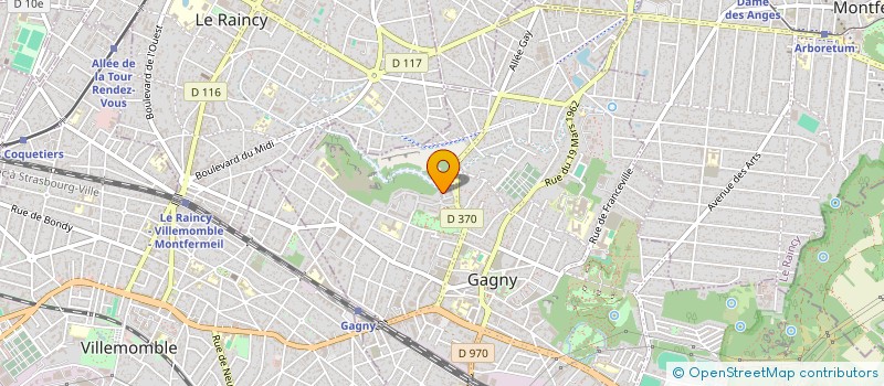 localisation de l'entreprise MASSADE à GAGNY