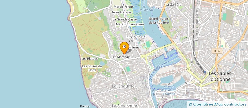 localisation de l'entreprise MASSADIS à LES SABLES D'OLONNE