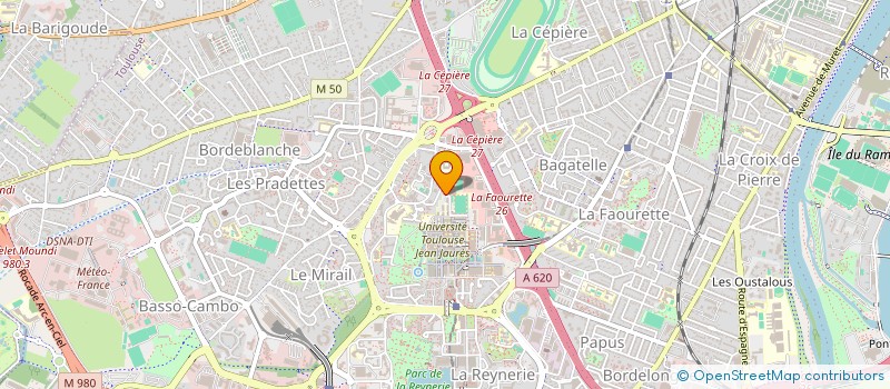 localisation de l'entreprise MASSAGE POUR TOUS à TOULOUSE