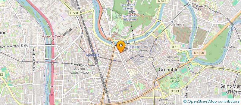 localisation de l'entreprise MASSAGES ENERGY TRAINING  GRENOBLE