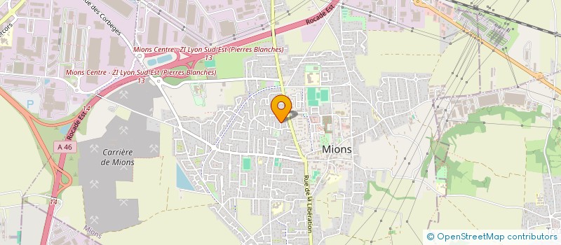 localisation de l'entreprise MASSAGES MERIDIENS  MIONS