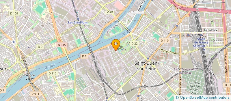localisation de l'entreprise MASSAKKA à SAINT-OUEN-SUR-SEINE