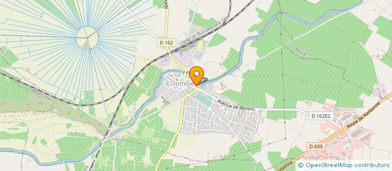 localisation de l'entreprise MASSALIA à COLOMBIERS