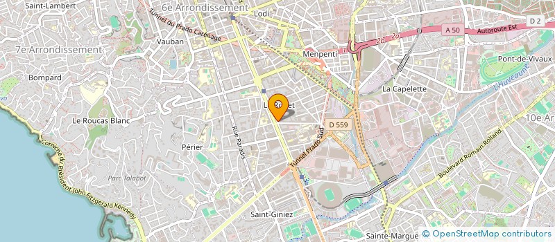 localisation de l'entreprise MASSALIA à MARSEILLE
