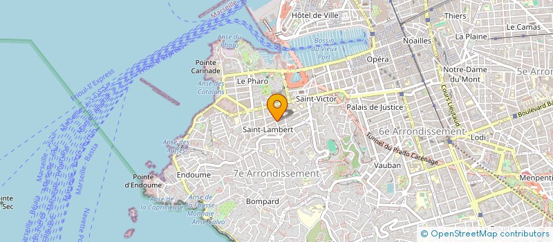 localisation de l'entreprise MASSALIA à MARSEILLE