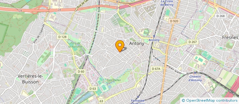 localisation de l'entreprise MASSALIA à ANTONY