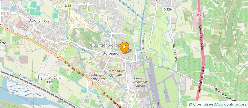 localisation de l'entreprise MASSALIA  AVIGNON