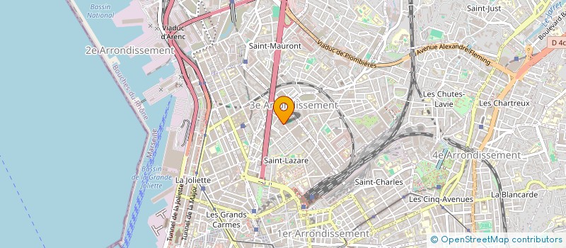 localisation de l'entreprise MASSALIA FRANCIA INVEST  MARSEILLE