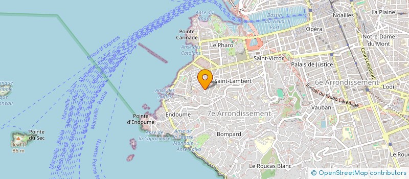 localisation de l'entreprise MASSALIA INVEST à MARSEILLE