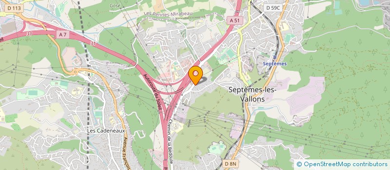 localisation de l'entreprise MASSALIA LOCATION à SEPTEMES-LES-VALLONS