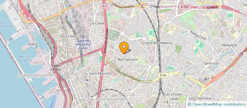 localisation de l'entreprise MASSALIA SECURITE à MARSEILLE