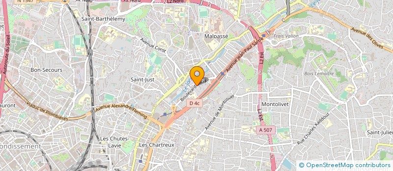localisation de l'entreprise MASSALIA TRANSPORT à MARSEILLE