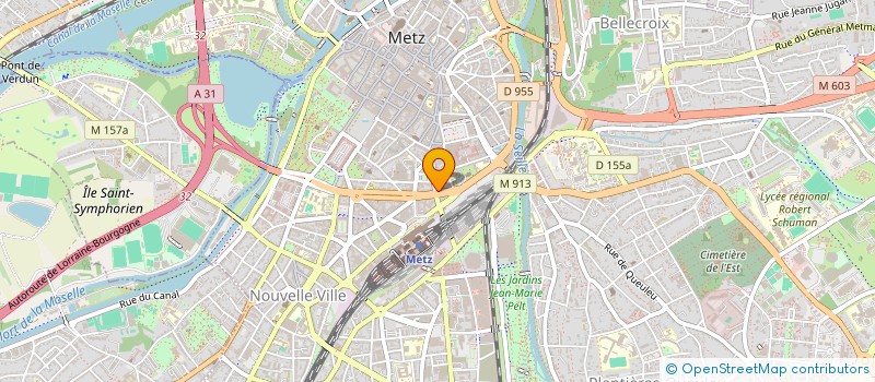 localisation de l'entreprise MASSAM  METZ