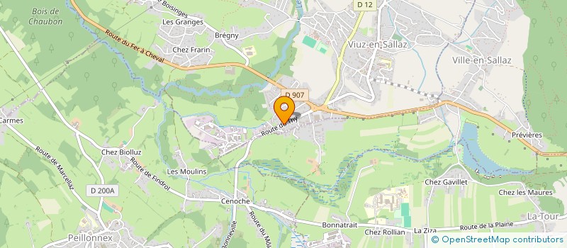 localisation de l'entreprise MASSANAS STUDIO  VIUZ-EN-SALLAZ