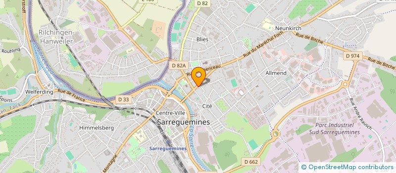 localisation de l'entreprise MASSAR TRAITEMENT DES EAUX à SARREGUEMINES