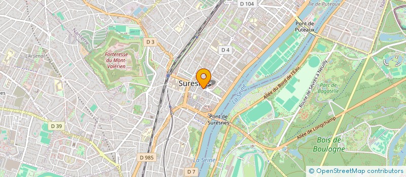 localisation de l'entreprise MASSART BERTHOU à SURESNES