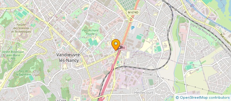 localisation de l'entreprise MASSASSI INVEST  VANDUVRE-LES-NANCY