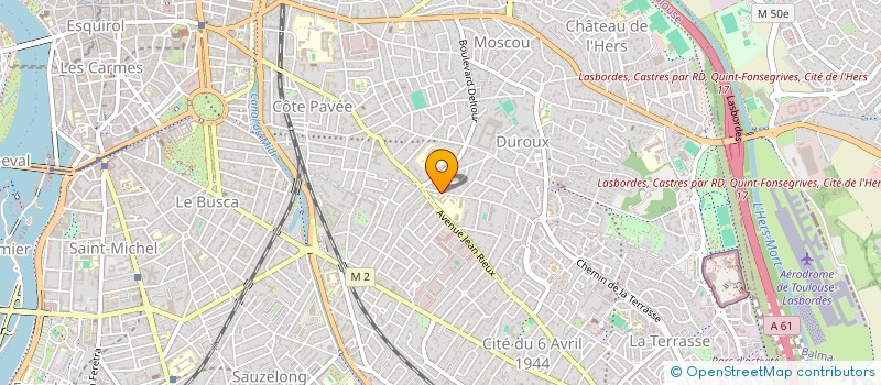 localisation de l'entreprise MASSAT GUIRAUD-CHAUMEIL à TOULOUSE
