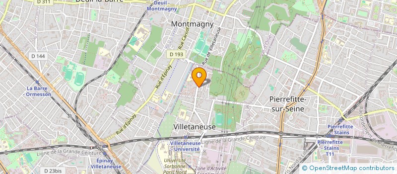 localisation de l'entreprise MASSATRANS à VILLETANEUSE