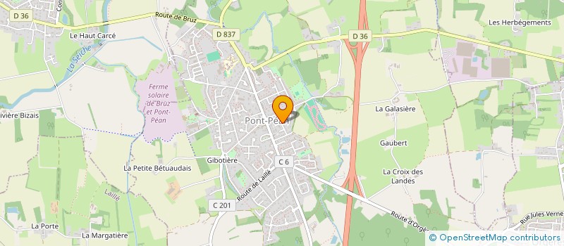 localisation de l'entreprise MASSAYE  PONT-PEAN