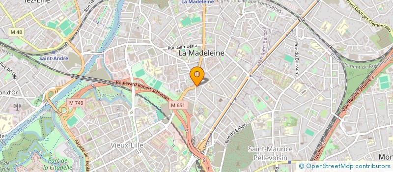 localisation de l'entreprise MASSCHELEIN à LA MADELEINE