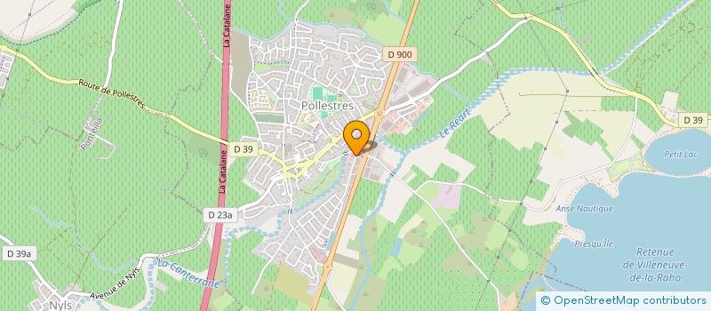 localisation de l'entreprise MASSCOM IMMOBILIER  POLLESTRES