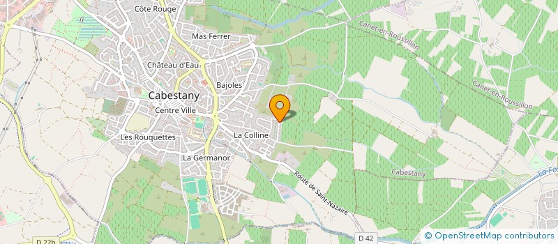 localisation de l'entreprise MASSCOT  CABESTANY