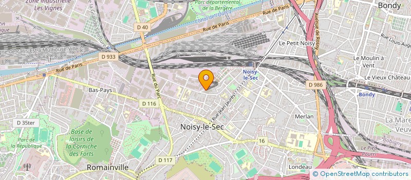 localisation de l'entreprise MASSE à NOISY-LE-SEC