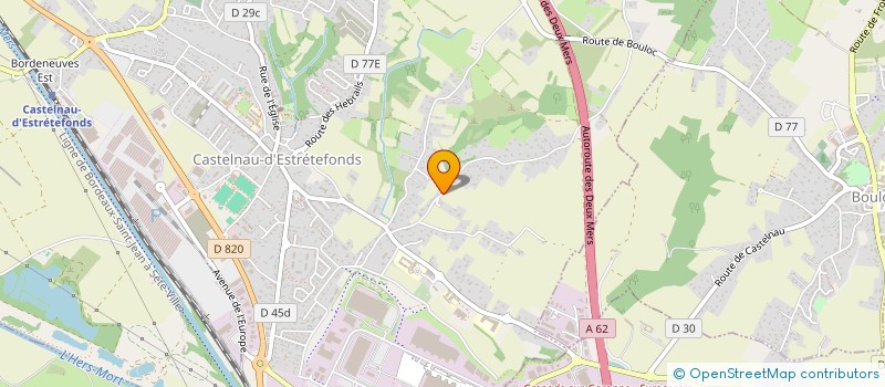 localisation de l'entreprise MASSE  CASTELNAU-D'ESTRETEFONDS