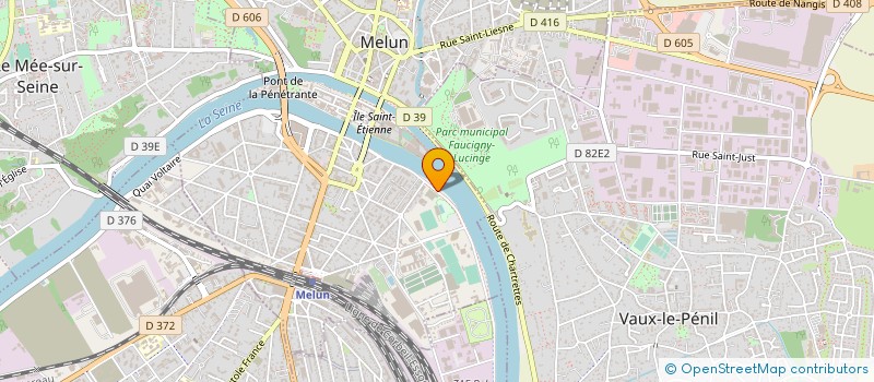 localisation de l'entreprise MASSE ET ASSOCIES à MELUN