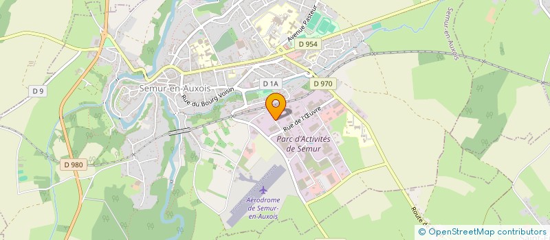 localisation de l'entreprise MASSE FABIEN à SEMUR-EN-AUXOIS