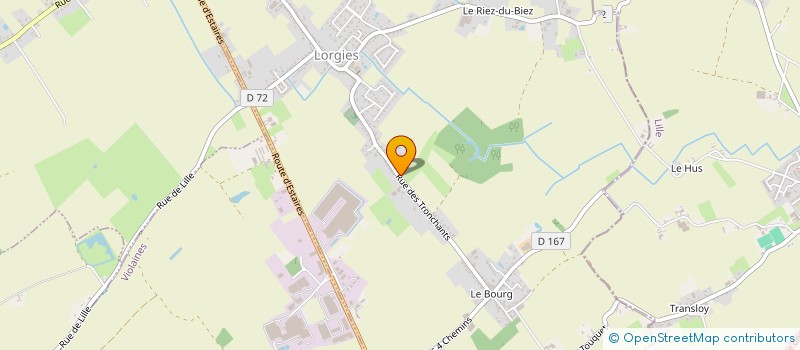 localisation de l'entreprise MASSE PATRIMOINE  LORGIES