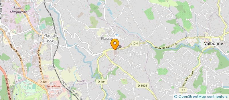 localisation de l'entreprise MASSEBOEUF à GRASSE