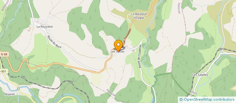 localisation de l'entreprise MASSEGUIN  PELOUSE