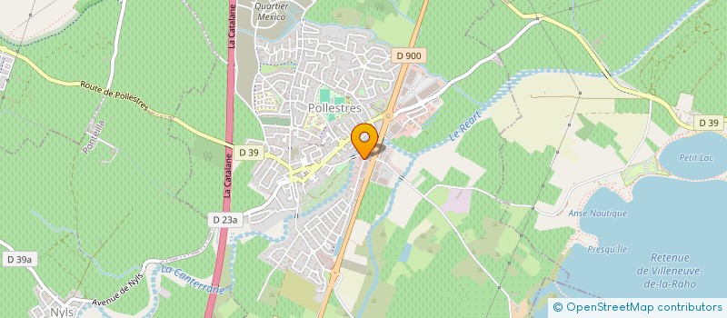 localisation de l'entreprise MASSELEC à POLLESTRES