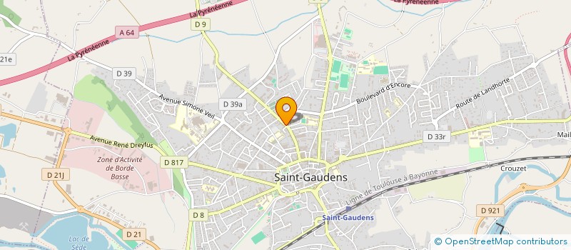 localisation de l'entreprise MASSELIN SARL à SAINT-GAUDENS