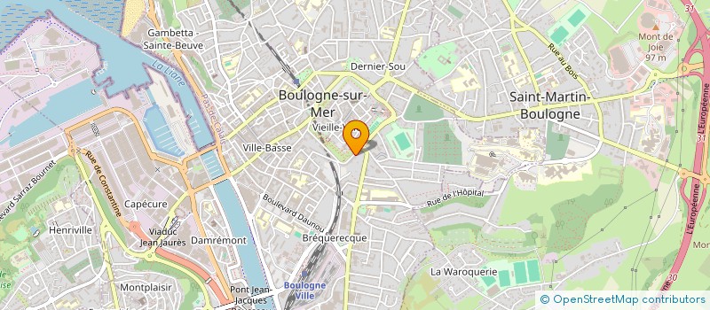 localisation de l'entreprise MASSEMIN-LEURS à BOULOGNE SUR MER