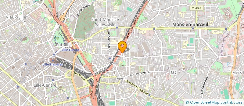 localisation de l'entreprise MASSENA à LILLE