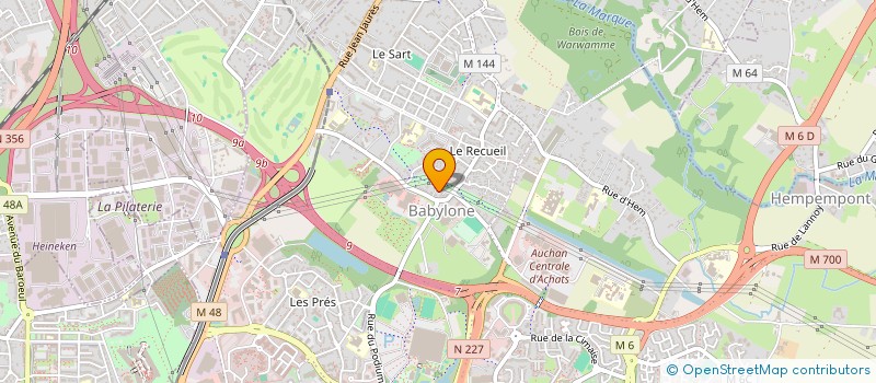 localisation de l'entreprise MASSENA INVEST à VILLENEUVE-D'ASCQ