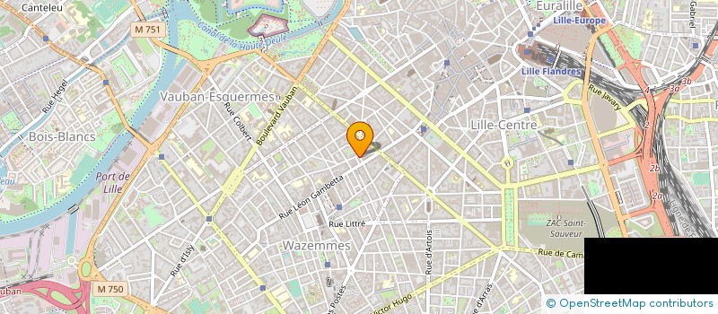localisation de l'entreprise MASSENA MUSIQUE à LILLE